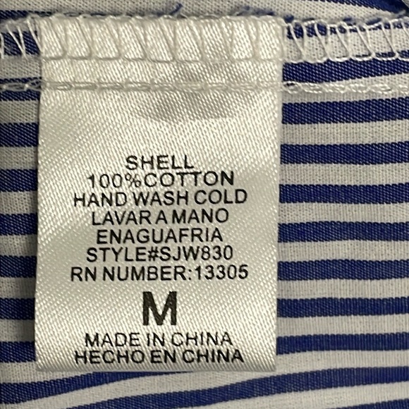 SJ style USA, stripped, Midi dress. Size M - Picture 9 of 10